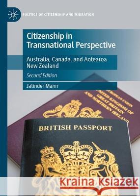Citizenship in Transnational Perspective Jatinder Mann 9783031343575 Springer International Publishing - książka