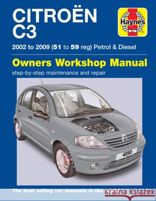 Citroen C3 Petrol & Diesel (02 - 09) Haynes Repair Manual Haynes Publishing 9781785212918 Haynes Publishing Group - książka