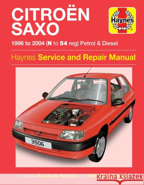 Citroen Saxo Petrol & Diesel (96 - 04) Haynes Repair Manual Haynes Publishing 9781785213489 Haynes Publishing Group - książka