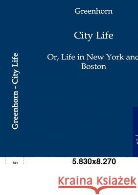 City Life Greenhorn 9783861958932 Salzwasser-Verlag - książka