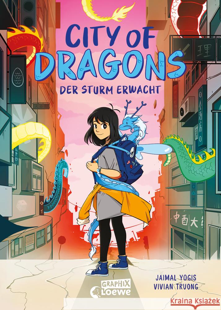 City of Dragons (Band 1) - Der Sturm erwacht Yogis, Jaimal 9783743213968 Loewe - książka