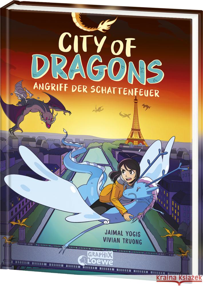 City Of Dragons (Band 2) - Angriff der Schattenfeuer Yogis, Jaimal 9783743217027 Loewe - książka