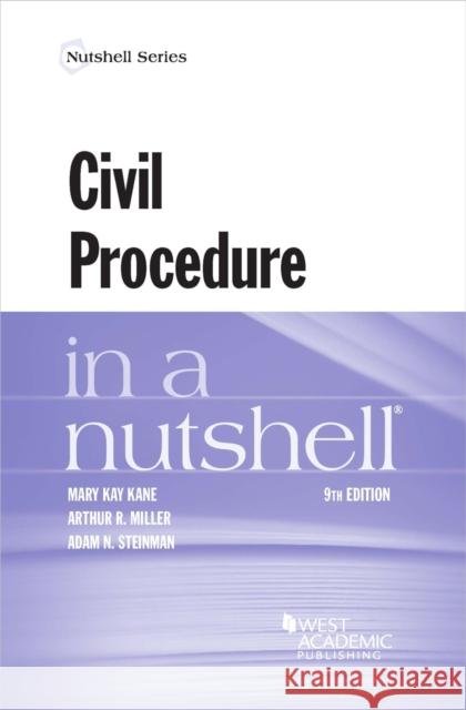 Civil Procedure in a Nutshell Adam N. Steinman 9781685610142 West Academic Publishing - książka