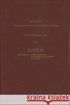 Civil Society and Democratization Isidro Morales Guillermo d Paul Rich 9780761920328 Sage Publications (CA) - książka