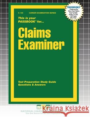 Claims Examiner Passbooks 9781799301400 National Learning Corp - książka