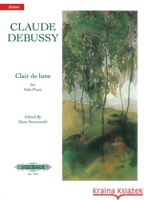 Clair de lune from Suite bergamasque for Piano  9790577082530  - książka
