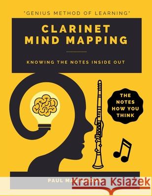 Clarinet MInd Mapping: A Mnemonically Color-Coded Clarinet Fingering Chart Book: With Unique Player's Eye View Paul Masterdon 9781918219692 Cosmic Jive Publishing - książka