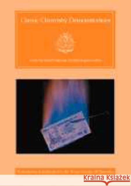 Classic Chemistry Demonstrations Ted Lister T. Lister 9781870343381 Royal Society of Chemistry - książka