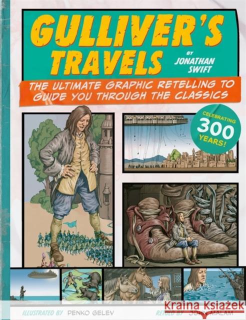 Classic Comics: Gulliver's Travels Malam, John 9781835874561 Bonnier Books UK - książka