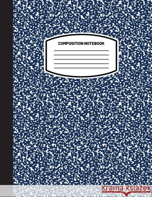 Classic Composition Notebook: (8.5x11) Wide Ruled Lined Paper Notebook Journal (Dark Blue) (Notebook for Kids, Teens, Students, Adults) Back to School and Writing Notes Blank Classic 9781774762141 Blank Classic - książka