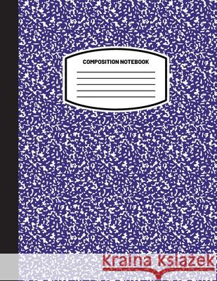 Classic Composition Notebook: (8.5x11) Wide Ruled Lined Paper Notebook Journal (Navy Blue) (Notebook for Kids, Teens, Students, Adults) Back to School and Writing Notes Blank Classic 9781774762189 Blank Classic - książka