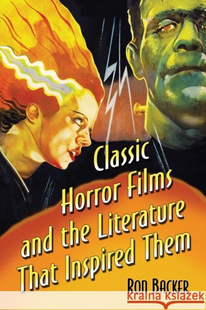 Classic Horror Films and the Literature That Inspired Them Ron Backer 9780786498963 McFarland & Company - książka