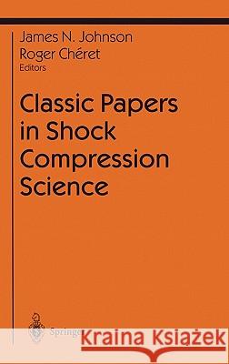 Classic Papers in Shock Compression Science James N. Johnson Roger Cheret J. N. Johnson 9780387984100 Springer - książka