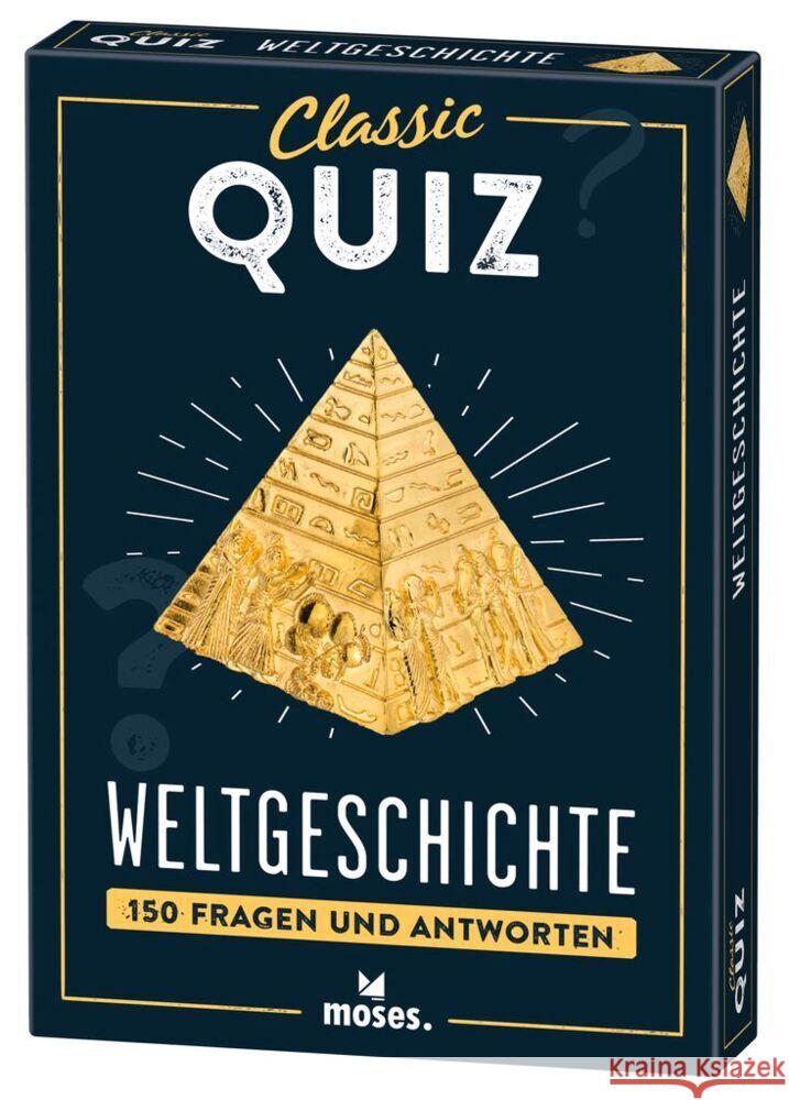 Classic Quiz Weltgeschichte Blechschmidt, Dirk 9783964552327 moses. Verlag - książka