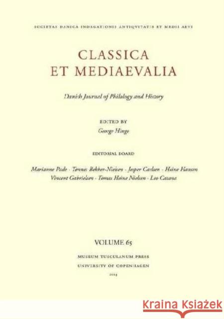 Classica Et Mediaevalia 65 Hinge, George 9788763543958 John Wiley & Sons - książka