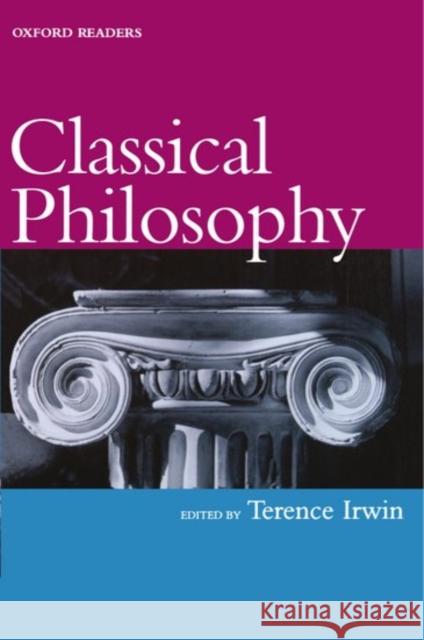 Classical Philosophy Terence Irwin 9780192892539 Oxford University Press - książka