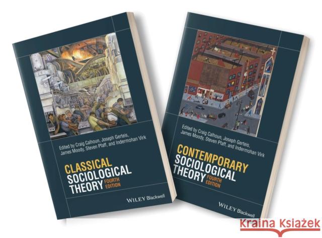 Classical Sociological Theory 4e and Contemporary Sociological Theory 4e Set C Calhoun 9781394150564  - książka