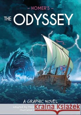 Classics in Graphics: Homer's the Odyssey: A Graphic Novel Martin Bustamante Steve Skidmore Steve Barlow 9781445198996 Franklin Watts - książka