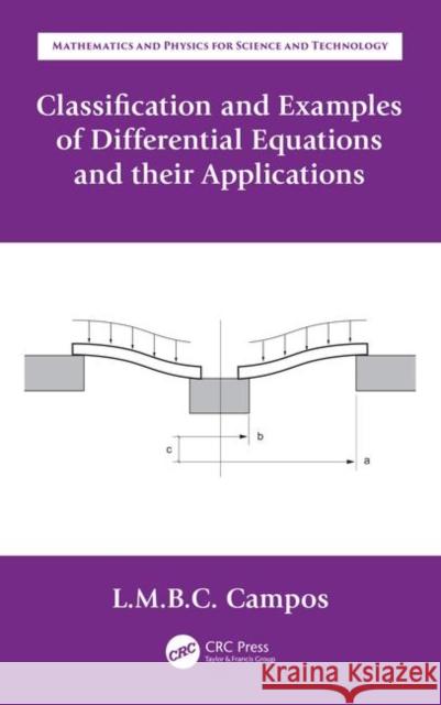 Classification and Examples of Differential Equations and Their Applications: Ordinary Differential Equations with Applications to Trajectories and Vi Braga Da Costa Campos, Luis Manuel 9780367137243 CRC Press - książka