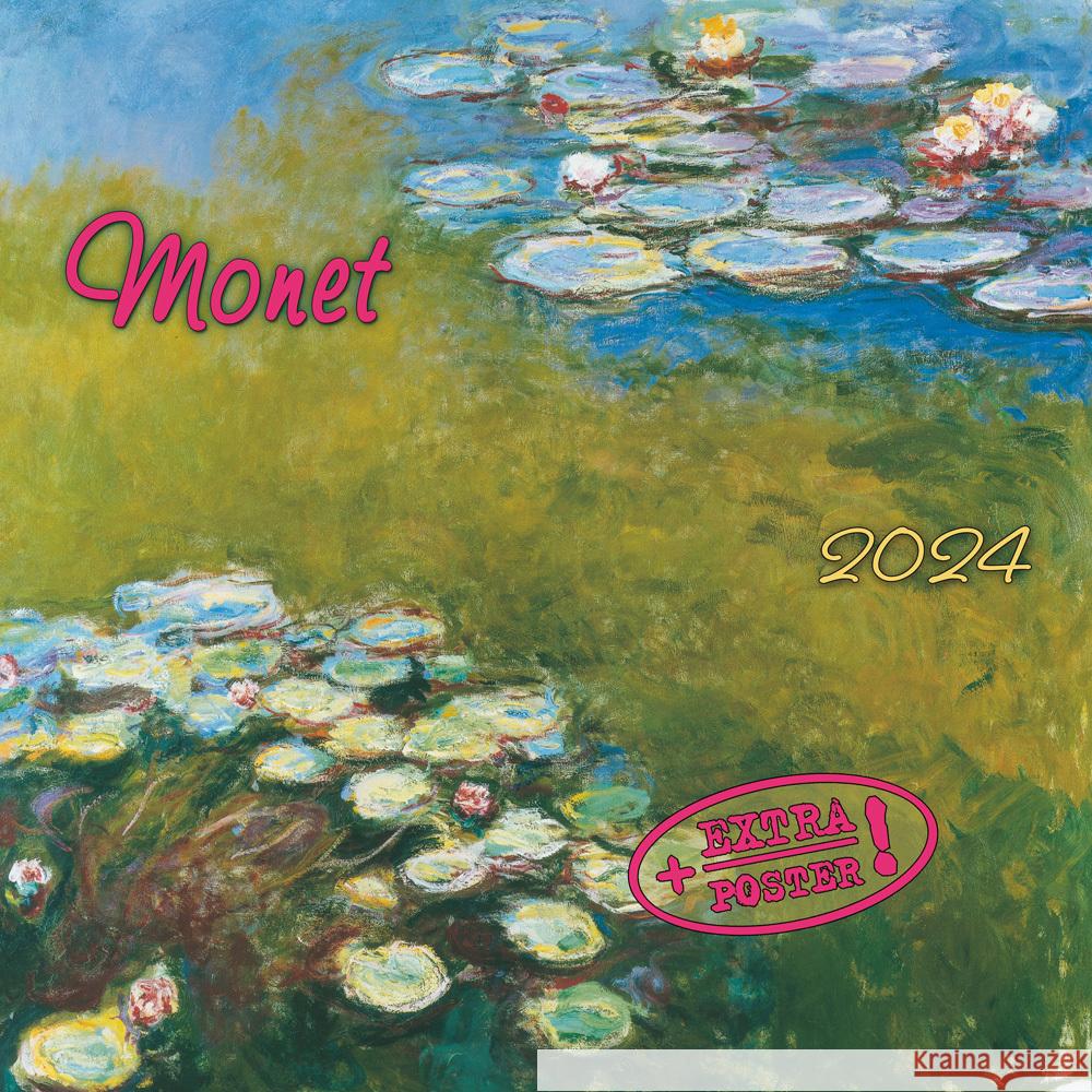 Claude Monet 2024  9783959293563 Tushita - książka