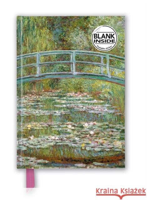 Claude Monet: Bridge over a Pond of Water Lilies (Foiled Blank Journal)  9781787558526 Flame Tree Publishing - książka