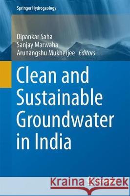 Clean and Sustainable Groundwater in India Dipankar Saha Sanjay Marwaha Arunangshu Mukherjee 9789811045516 Springer - książka