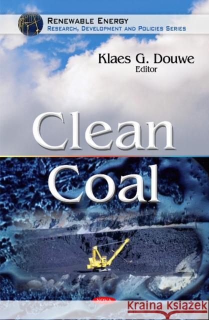 Clean Coal Klaes G Douwe 9781607413585 Nova Science Publishers Inc - książka