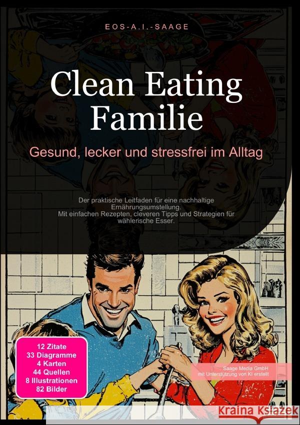 Clean Eating Familie: Gesund, lecker und stressfrei im Alltag A. I. Saage, D. Eos 9783819774799 epubli - książka