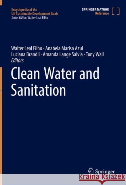 Clean Water and Sanitation Walter Lea Ulisses Azeiteiro Anabela Marisa Azul 9783319958453 Springer - książka