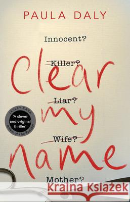 Clear My Name Daly Paula 9780552174244 Transworld Publishers Ltd - książka