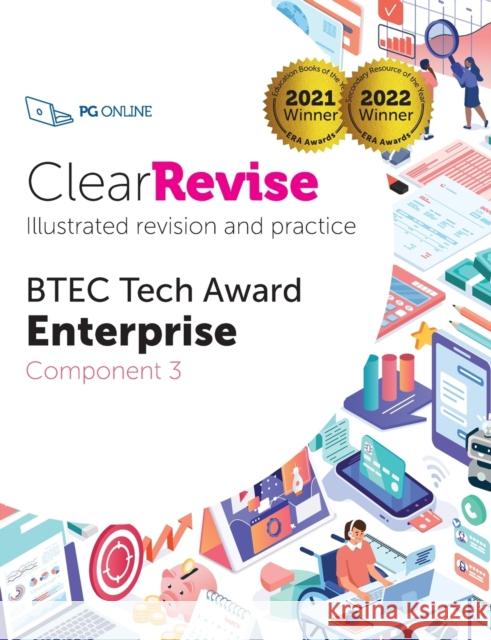 ClearRevise BTEC Tech Award Enterprise Component 3 PG Online 9781910523391 PG Online Limited - książka