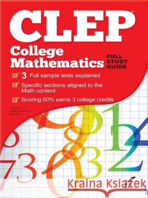 CLEP College Mathematics 2017  9781607875321 Xamonline - książka