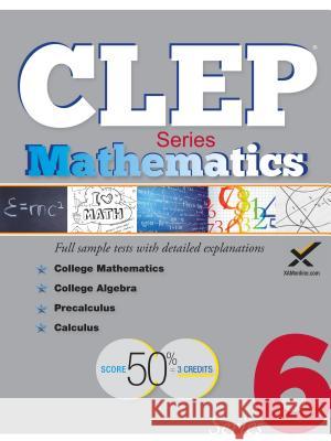 CLEP Math Series 2017 Sharon Wynne 9781607875819 Xamonline - książka