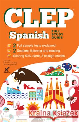 CLEP Spanish 2017  9781607875284 Xamonline - książka