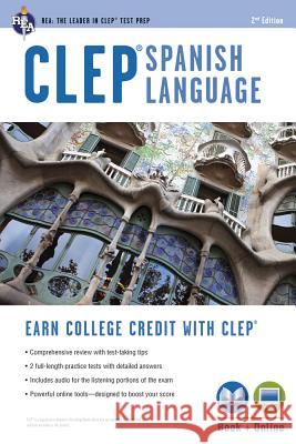 Clep(r) Spanish Language Book + Online Lisa J. Goldman 9780738610894 Research & Education Association - książka
