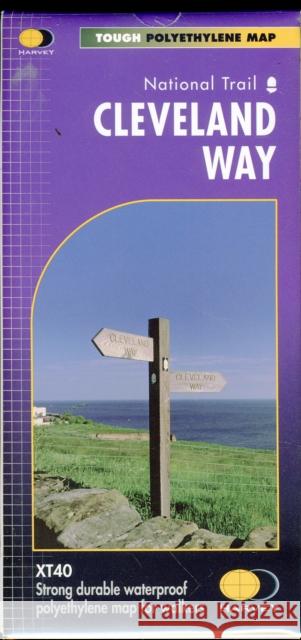 Cleveland Way Harvey Map Services Ltd. 9781851374892 Harvey Map Services Ltd - książka