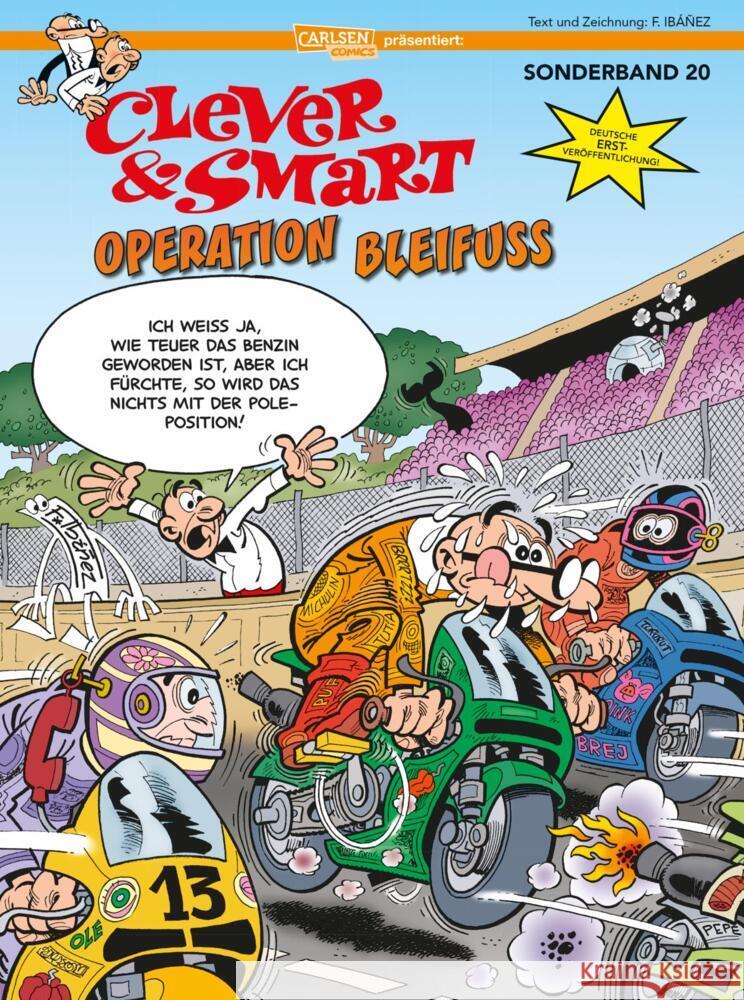 Clever und Smart Sonderband 20: Operation Bleifuß Ibáñez, Francisco 9783551794895 Carlsen Comics - książka