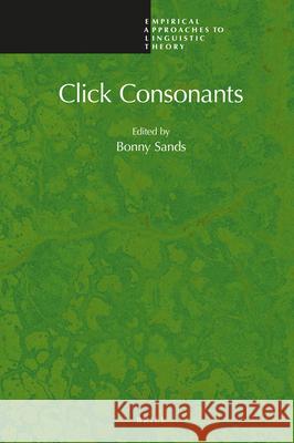 Click Consonants Bonny Sands 9789004232686 Brill - książka