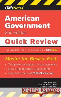 CliffsNotes American Government: Quick Review Paul Soifer Abraham Hoffman D. Stephen Voss 9781957671635 Cliffsnotes - książka