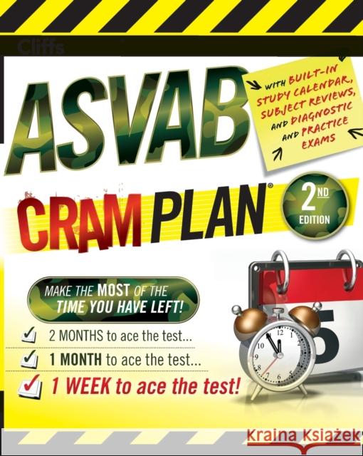 Cliffsnotes ASVAB Cram Plan Jane R Burstein 9781328637925 Houghton Mifflin Harcourt Publishing Company - książka