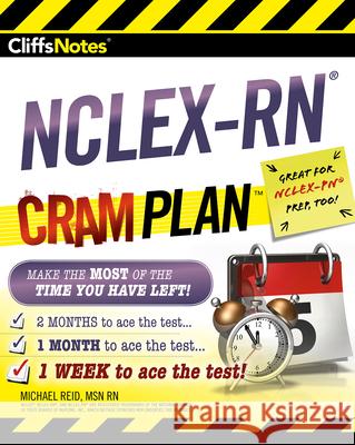 CliffsNotes NCLEX-RN Cram Plan Reid, Michael 9781328900838 Cliffs Notes - książka