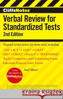 CliffsNotes Verbal Review for Standardized Tests: 2nd Edition Deborah Covino 9781118334256 Houghton Mifflin Harcourt Publishing Company - książka