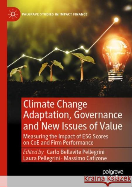 Climate Change Adaptation, Governance and New Issues of Value: Measuring the Impact of ESG Scores on CoE and Firm Performance Carlo Bellavit Laura Pellegrini Massimo Catizone 9783030901172 Palgrave MacMillan - książka