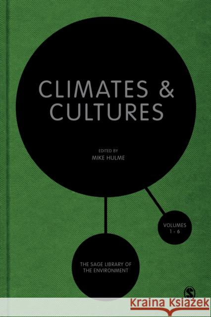 Climates and Cultures Mike Hulme 9781473904521 Sage Publications Ltd - książka