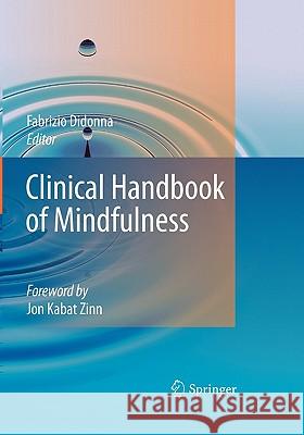 Clinical Handbook of Mindfulness Fabrizio Didonna 9781441918680 Springer - książka