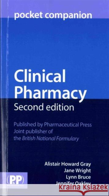 Clinical Pharmacy Pocket Companion Janet Wright 9780857111579 Pharmaceutical Press - książka