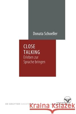 Close Talking Donata Schoeller 9783110763256 de Gruyter - książka