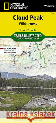 Cloud Peak Wilderness Map National Geographic Maps 9781566954174 Not Avail - książka