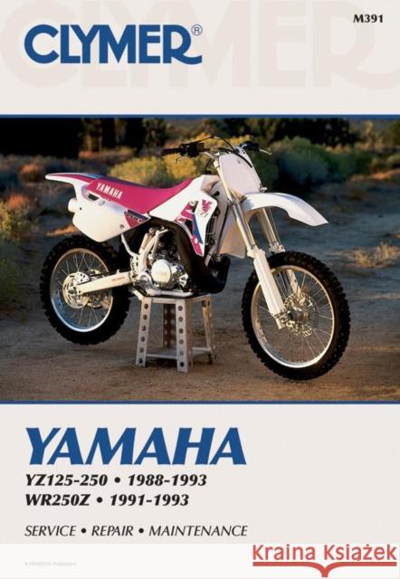 Clymer Yamaha Yz125-250; Wr250z, 1988-1993: Service, Repair, Maintenance Clymer 9780892876181 Haynes Publishing Group - książka