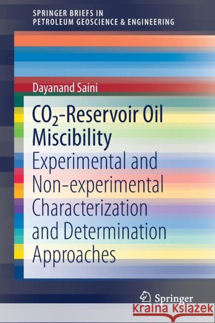 Co2-Reservoir Oil Miscibility: Experimental and Non-Experimental Characterization and Determination Approaches Saini, Dayanand 9783319955452 Springer - książka